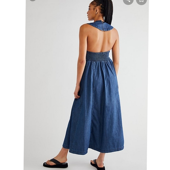 Free people Bambi Girl Midi Dress Size S - Picture 2 of 3